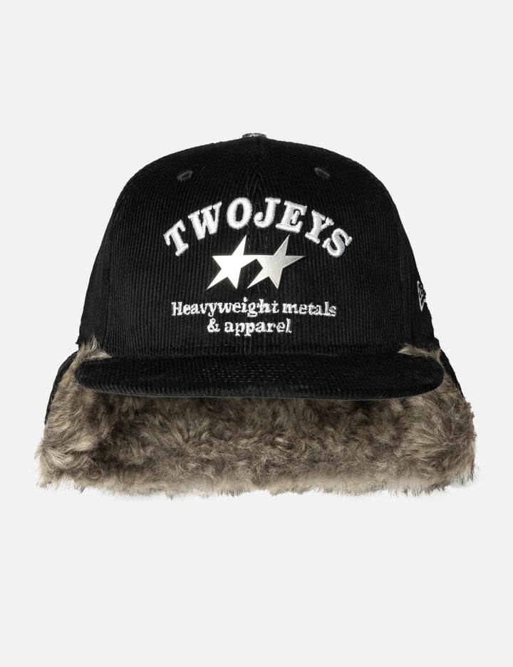 TwoJeys x New Era 59Fifty Downflap Corduroy Black