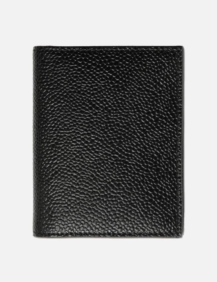 Pebble Grain Leather Double Cardholder