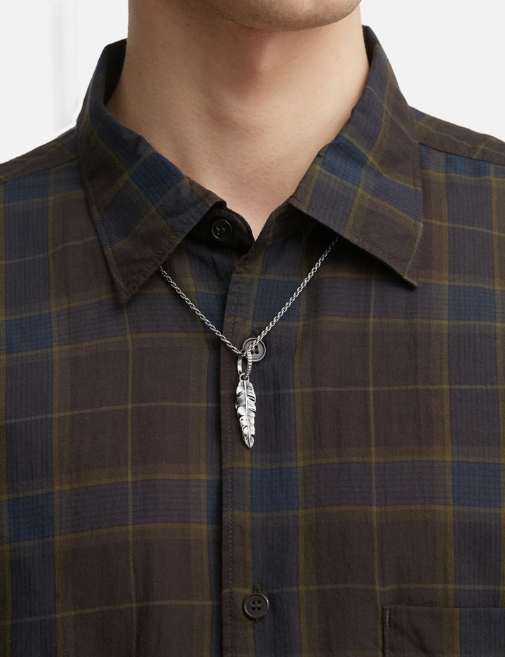 925 Silver Pendant Feather