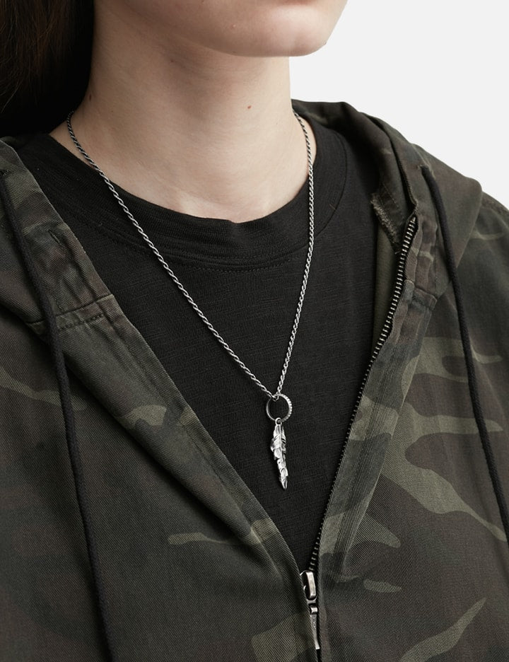925 Silver Pendant Feather