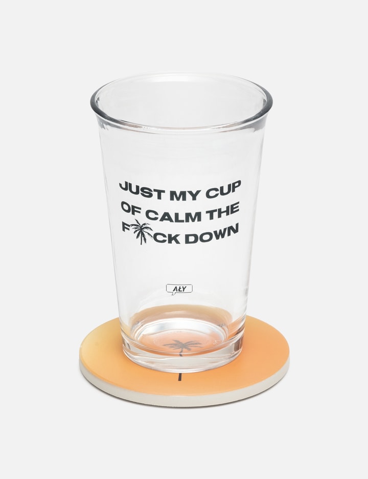 "Cup Of Calm The F Down" Glass Set