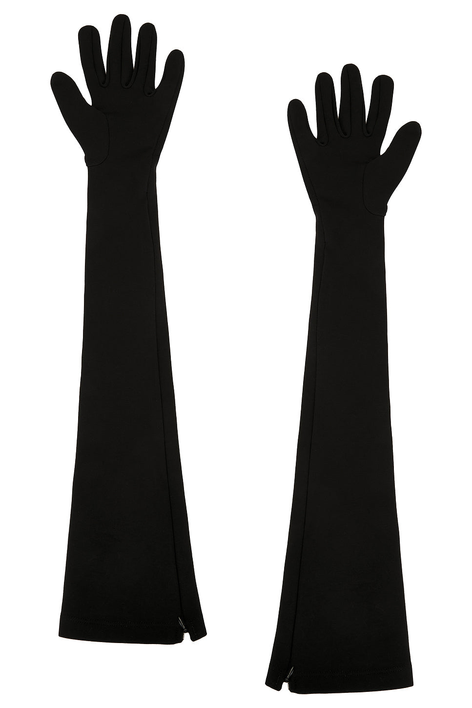 All Over Crystal Embroidered Long Gloves