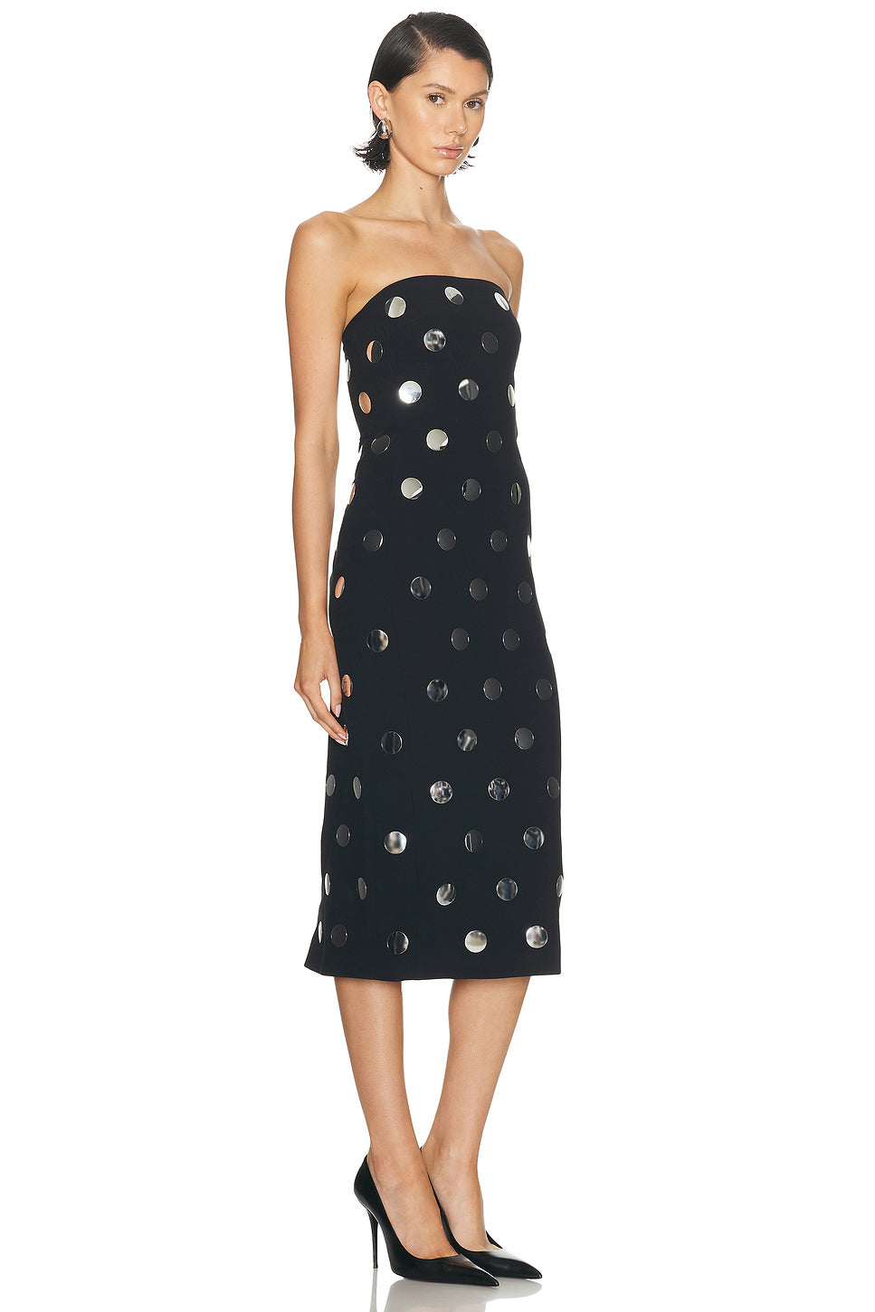 Allover Polka Dot Dress