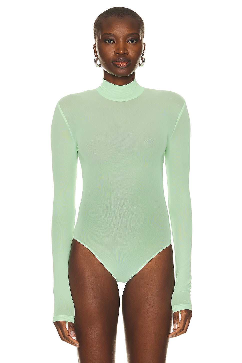 Long Sleeve Mesh Bodysuit