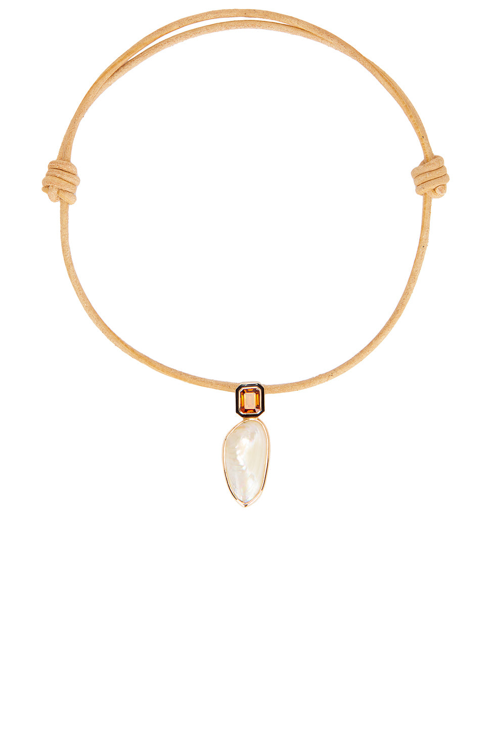 DEZSO BY SARA BELTRÁN 18k Gold Shell Necklace