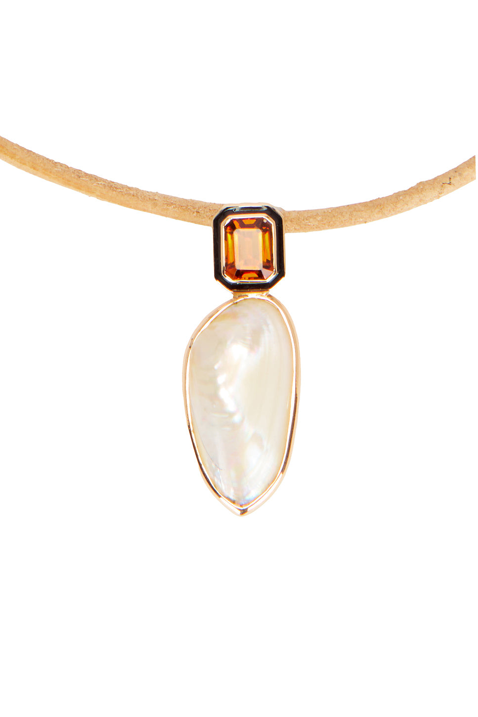 DEZSO BY SARA BELTRÁN 18k Gold Shell Necklace