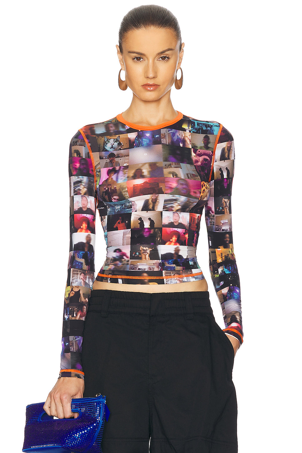 Printed Long Sleeve Top