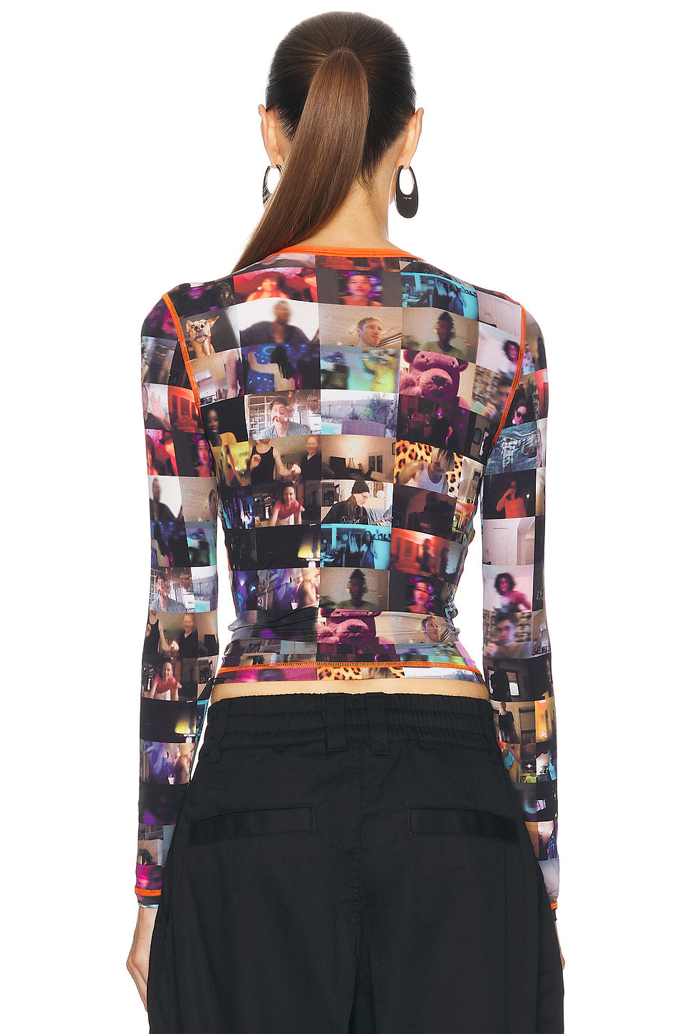 Printed Long Sleeve Top