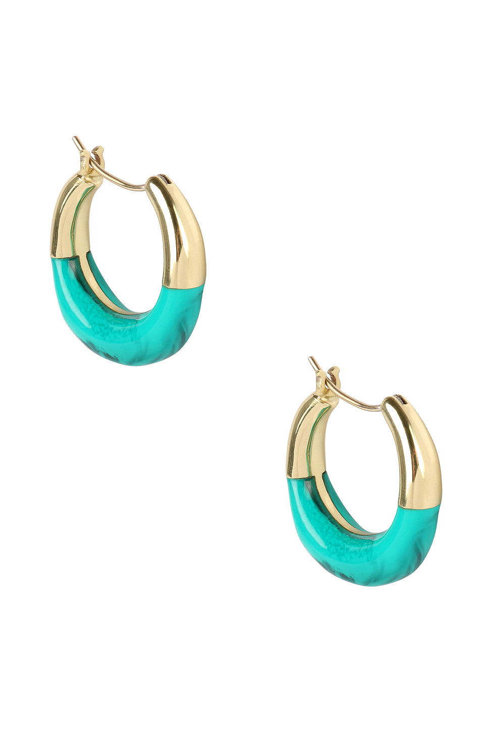 Small Horn Hoop Earrings