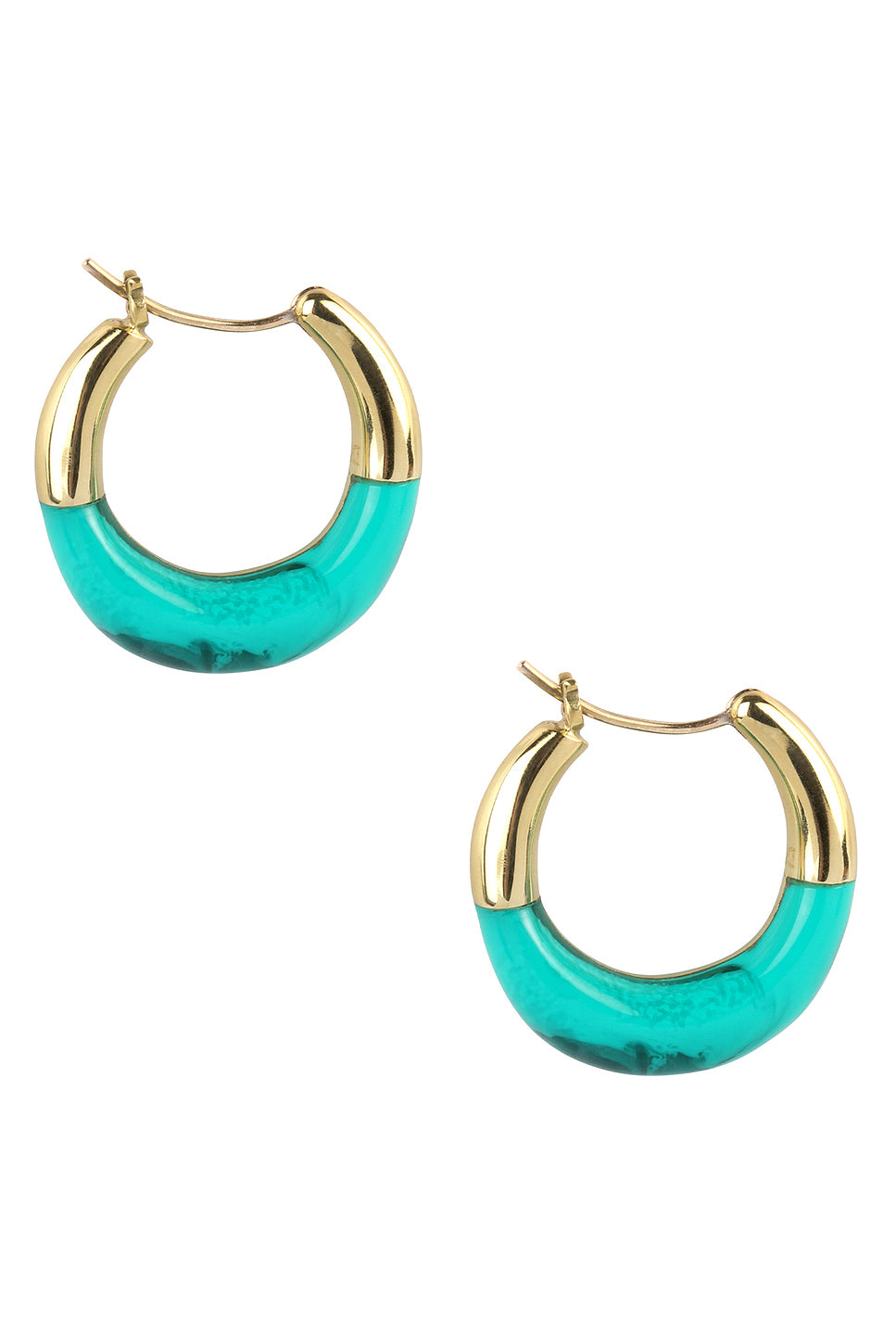 Small Horn Hoop Earrings