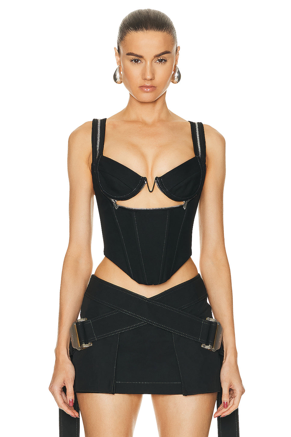 Zip Underwire Corset