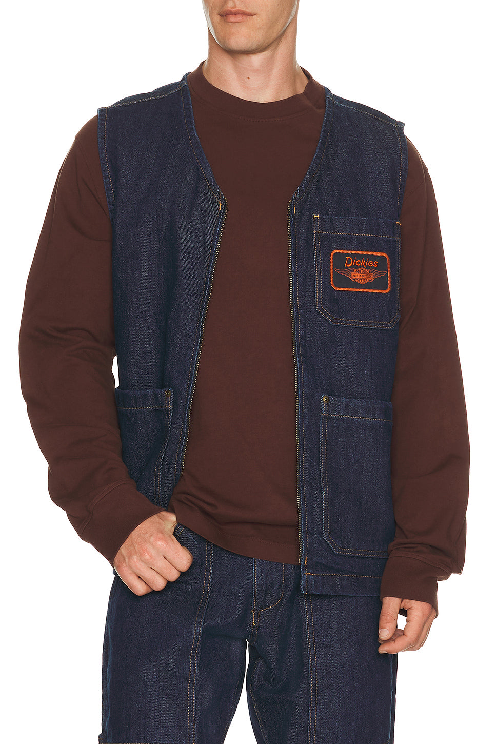 x Harley Davidson Denim Vest