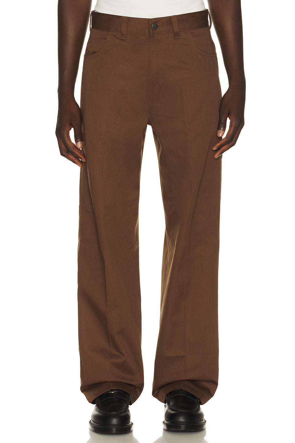 Loose Straight Twill Pant