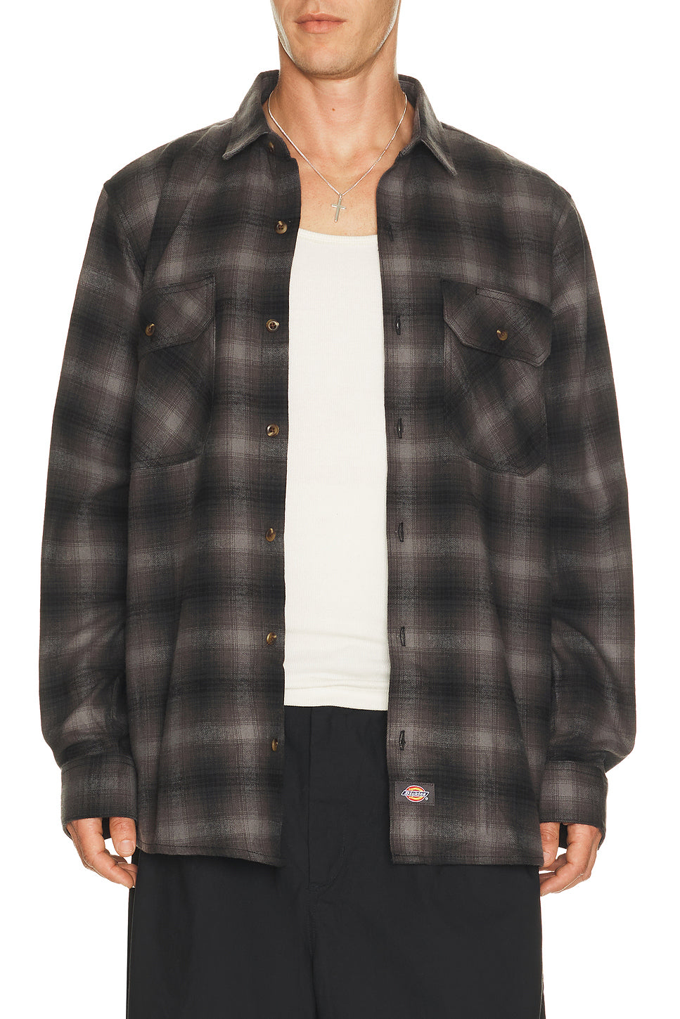 Long Sleeve Flannel Work Shirt