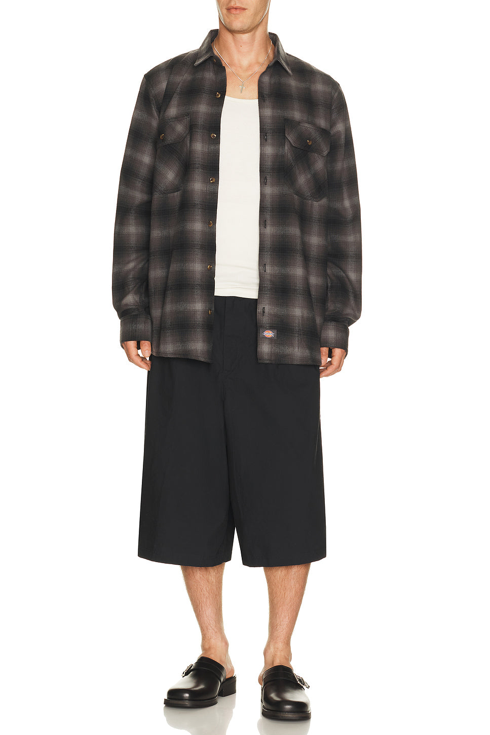 Long Sleeve Flannel Work Shirt