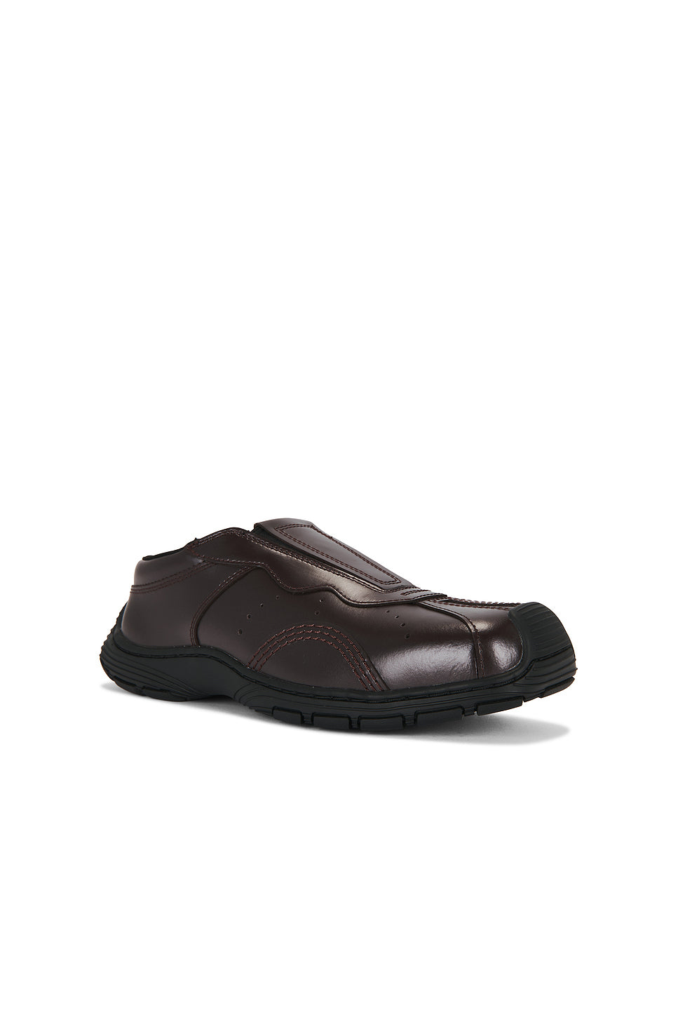 Satin Finish Leather Aurix Mule