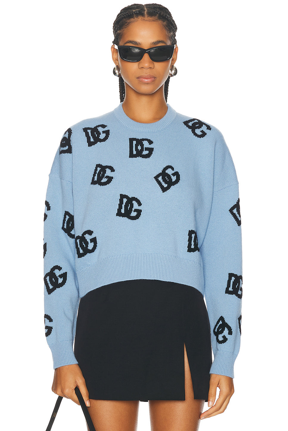 Cropped Crewneck Pullover