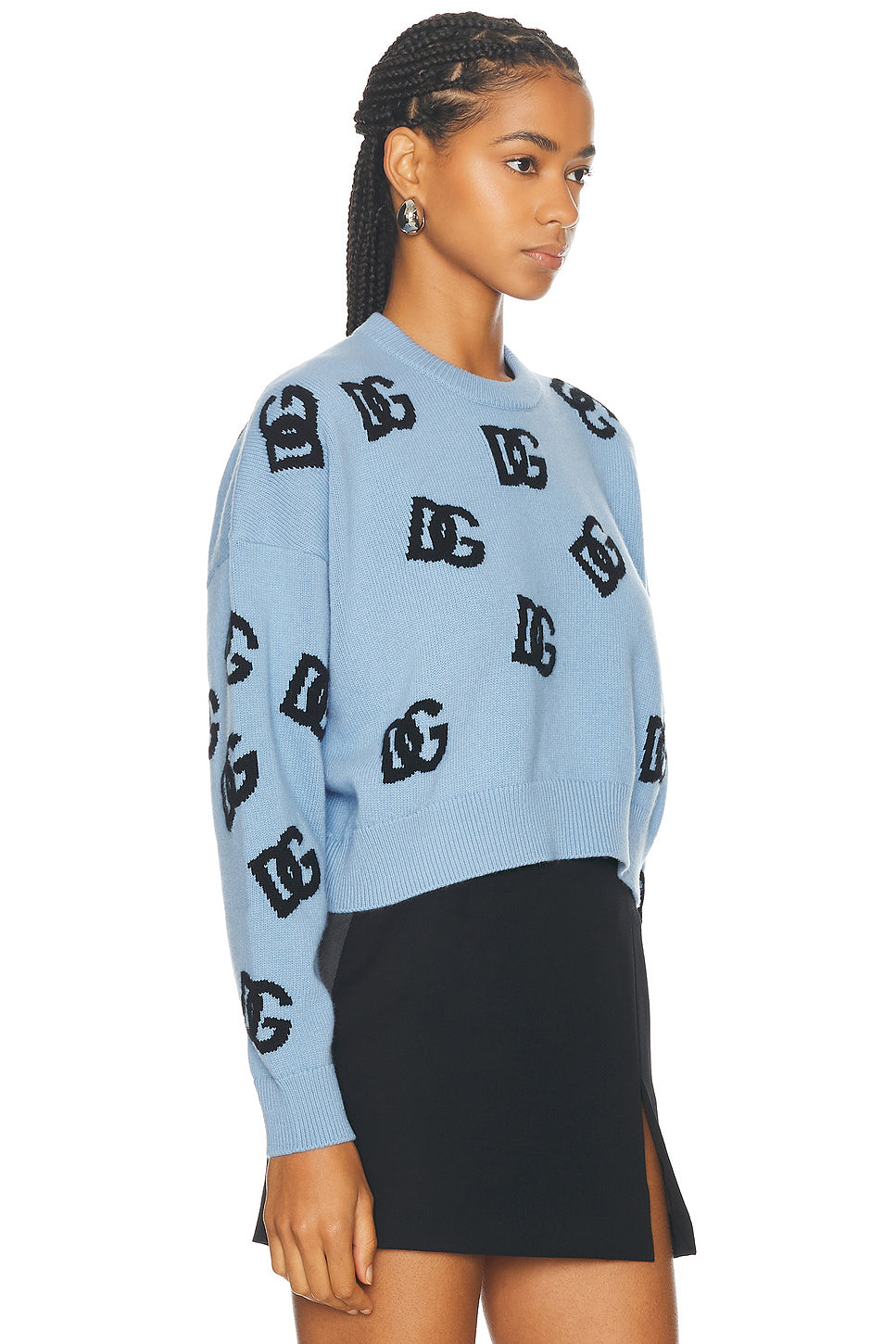 Cropped Crewneck Pullover