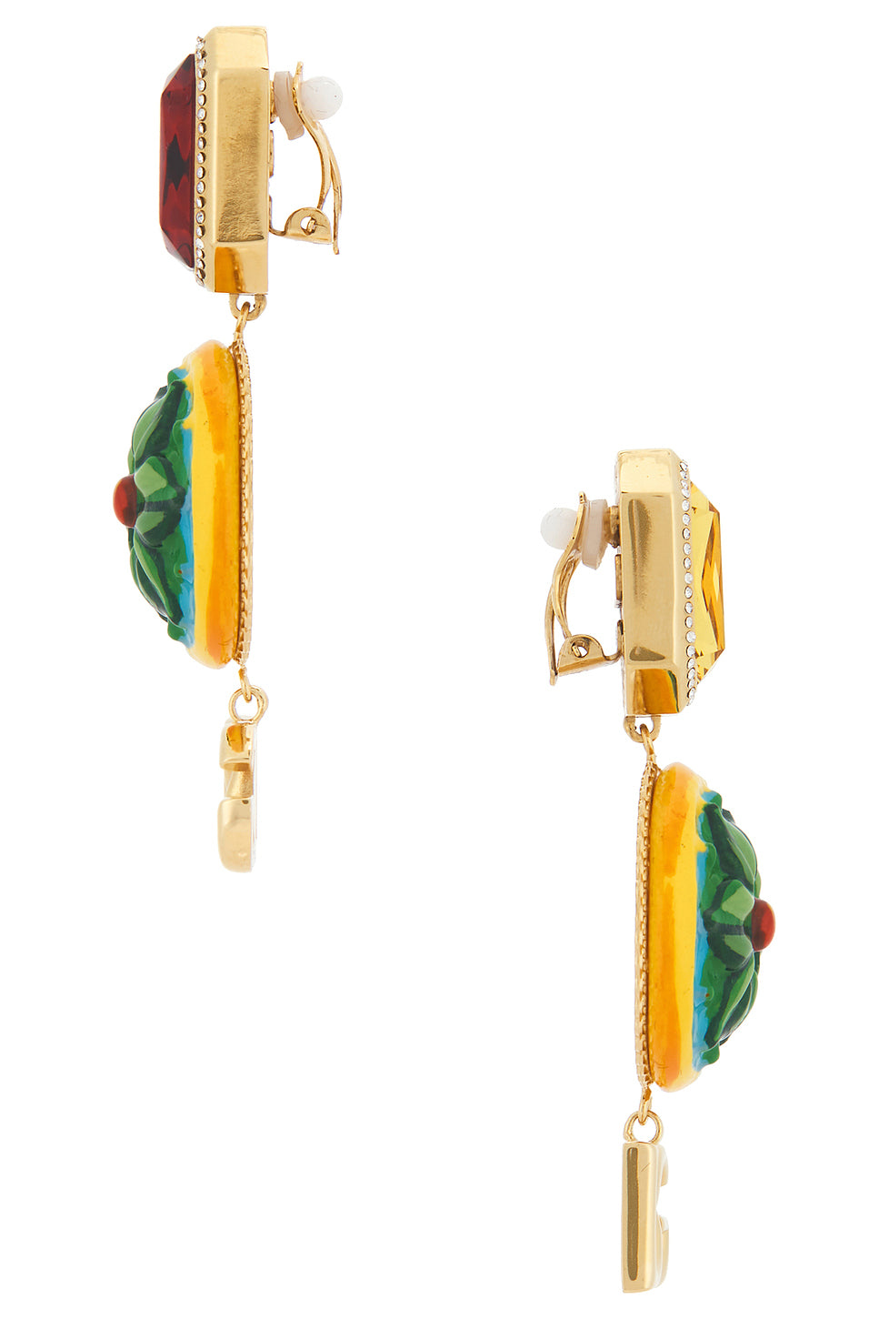 Logo Drop Earrings