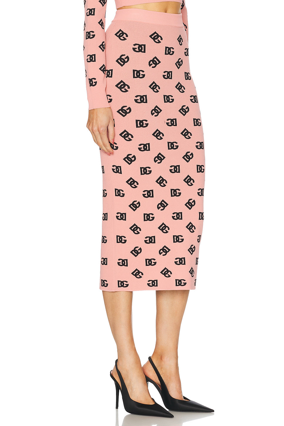 Jacquard Pencil Skirt