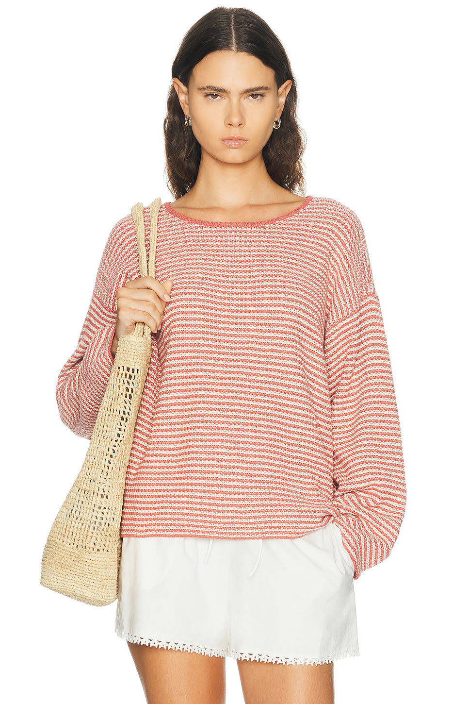 The Cotton Knit Stripe Sweater