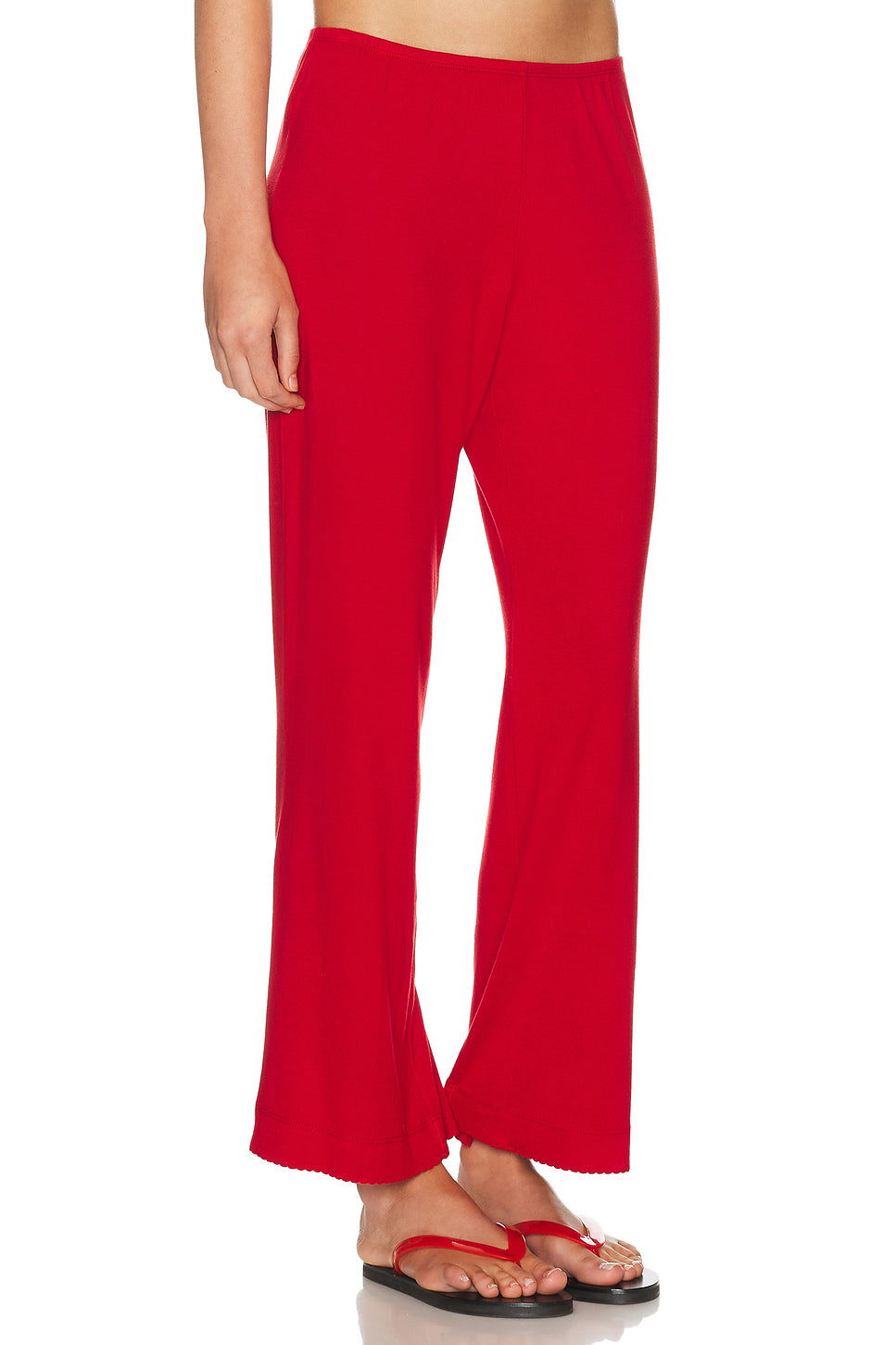 The Baby Rib Scallop Pant