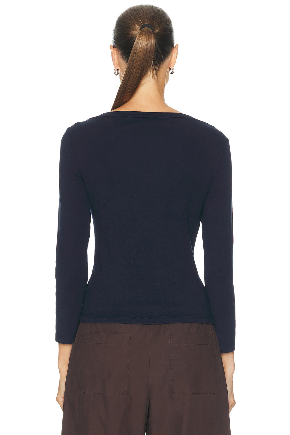 The Baby Rib Boatneck Top