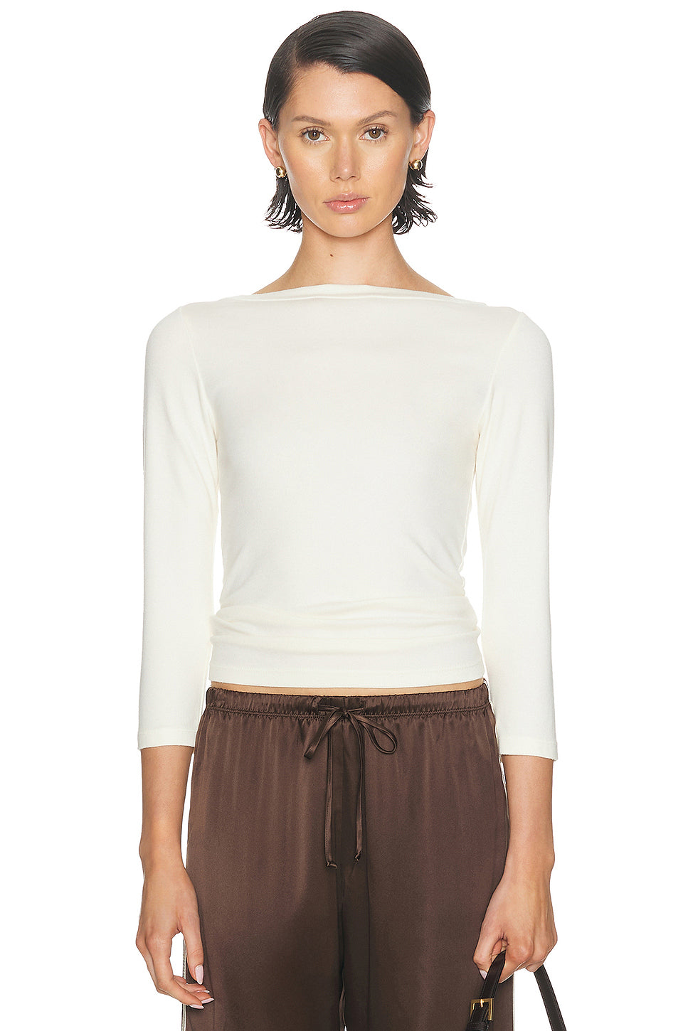 The Baby Rib Boatneck Top
