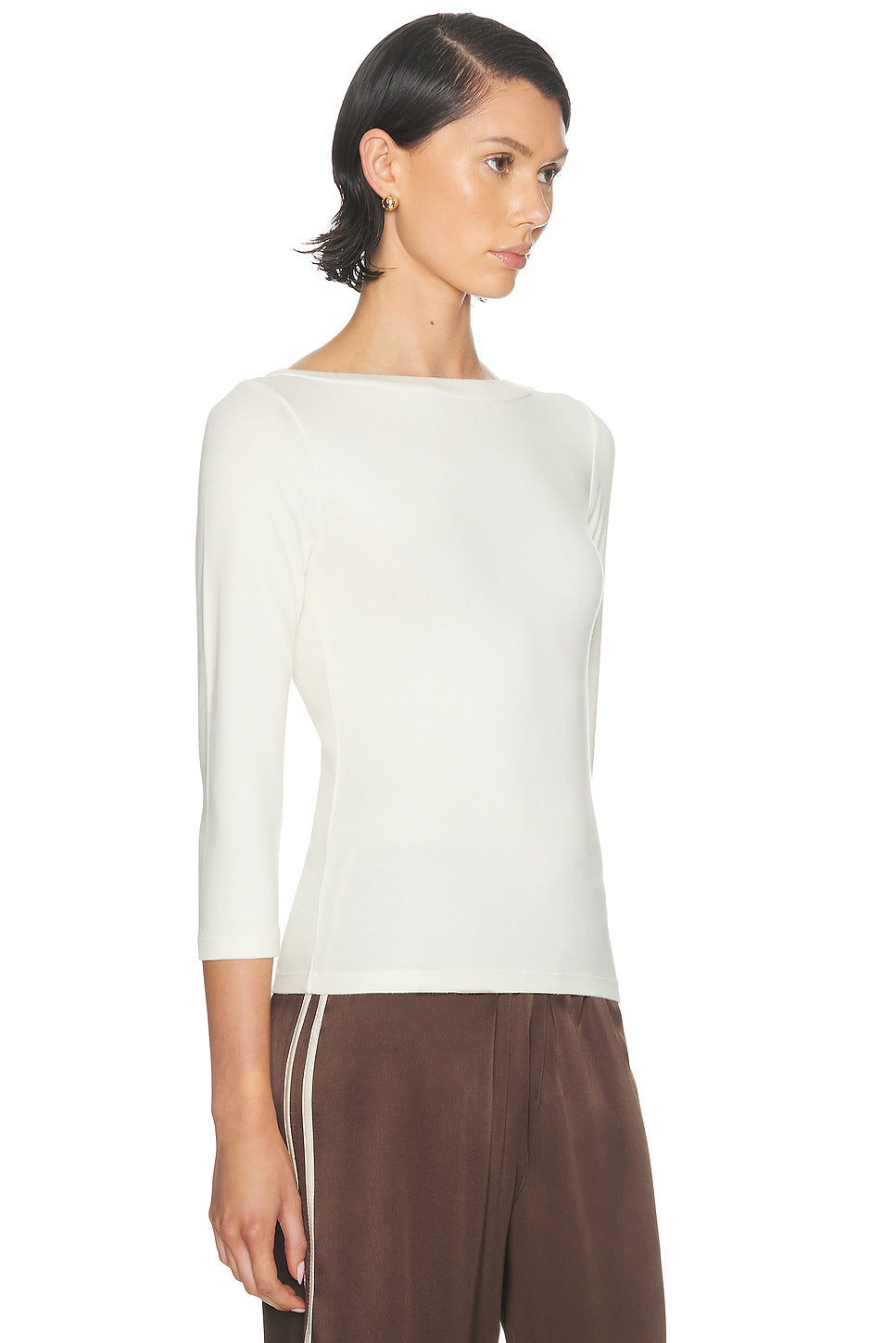 The Baby Rib Boatneck Top