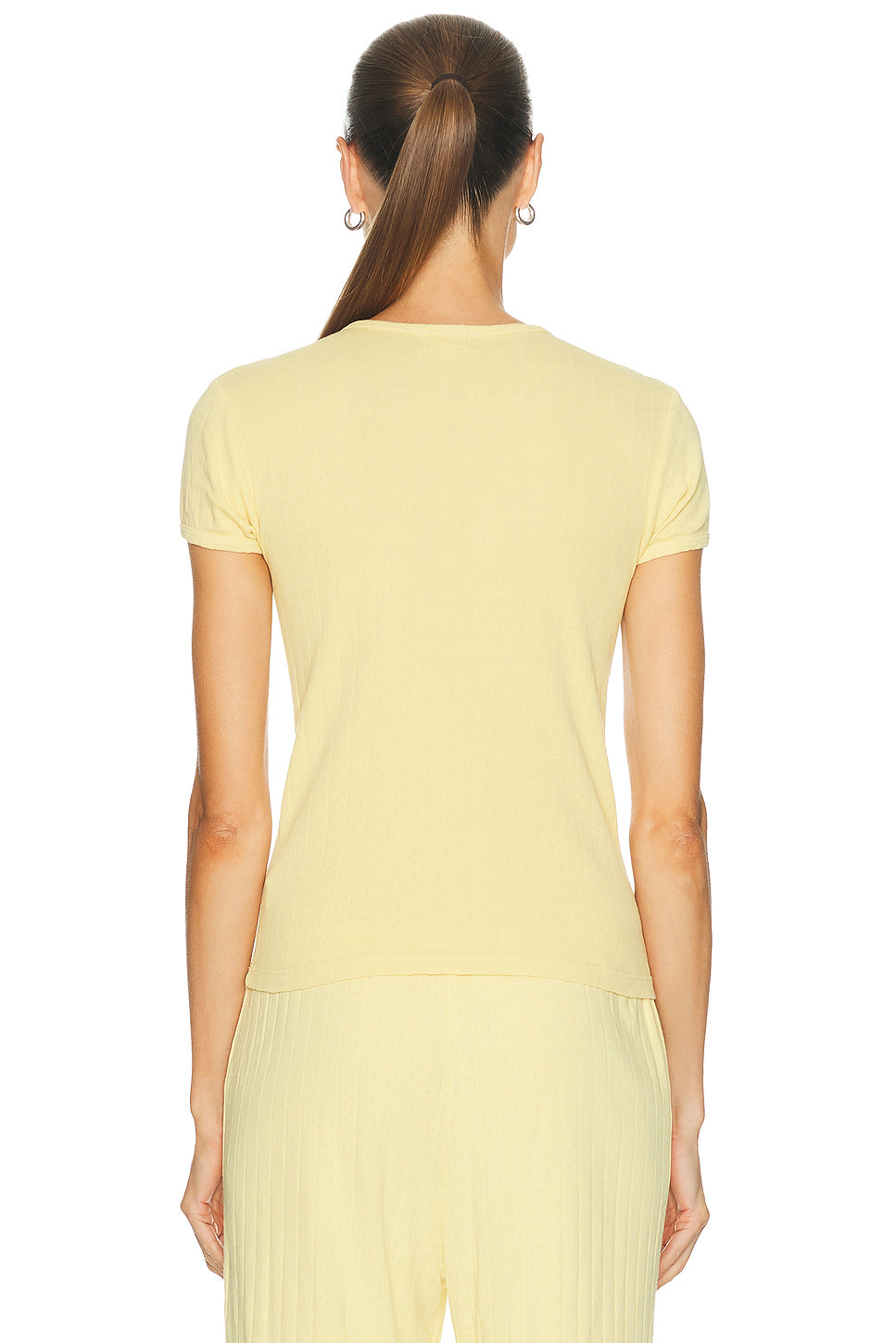 The Pointelle Baby Tee