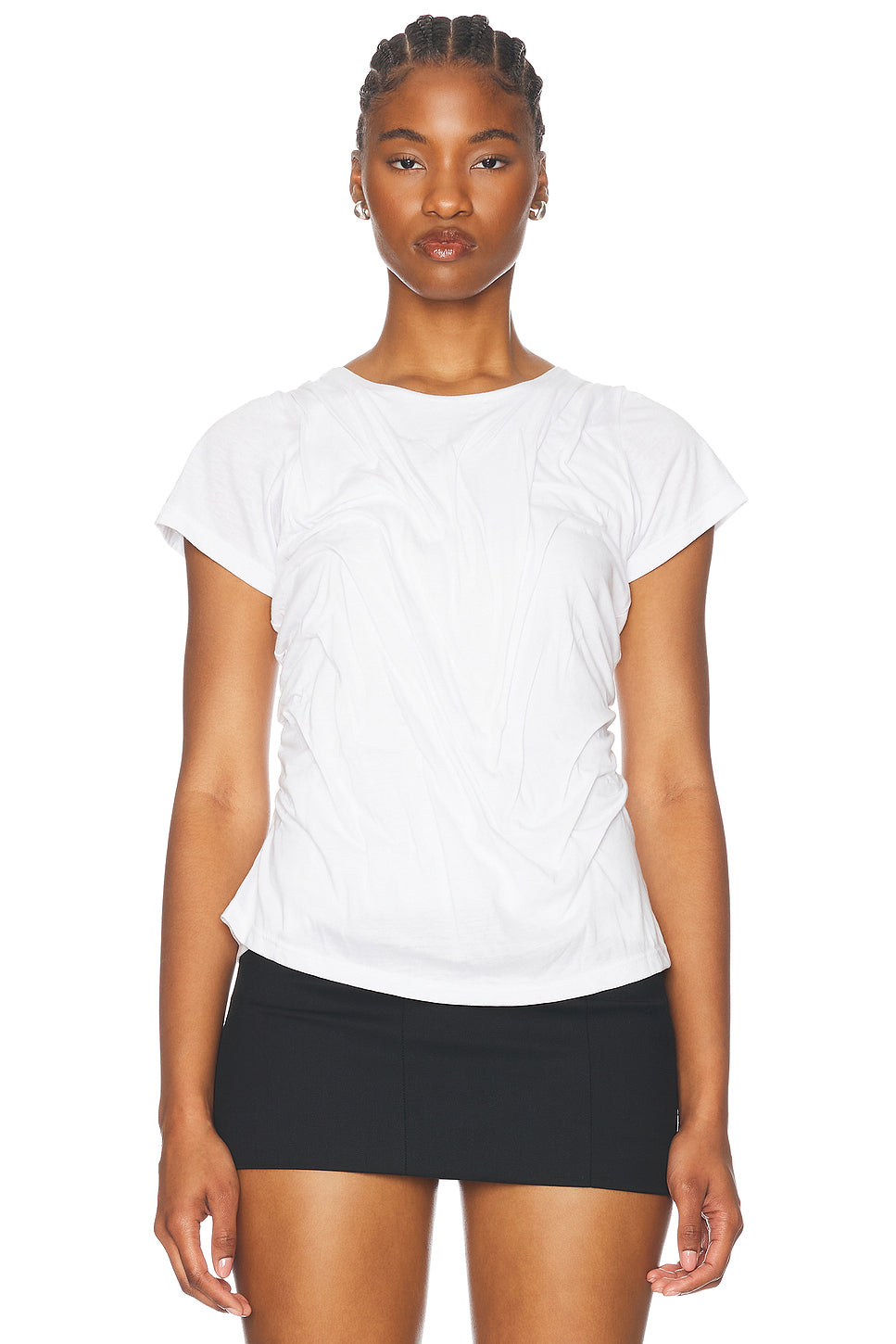 Wetlook Draped Tee