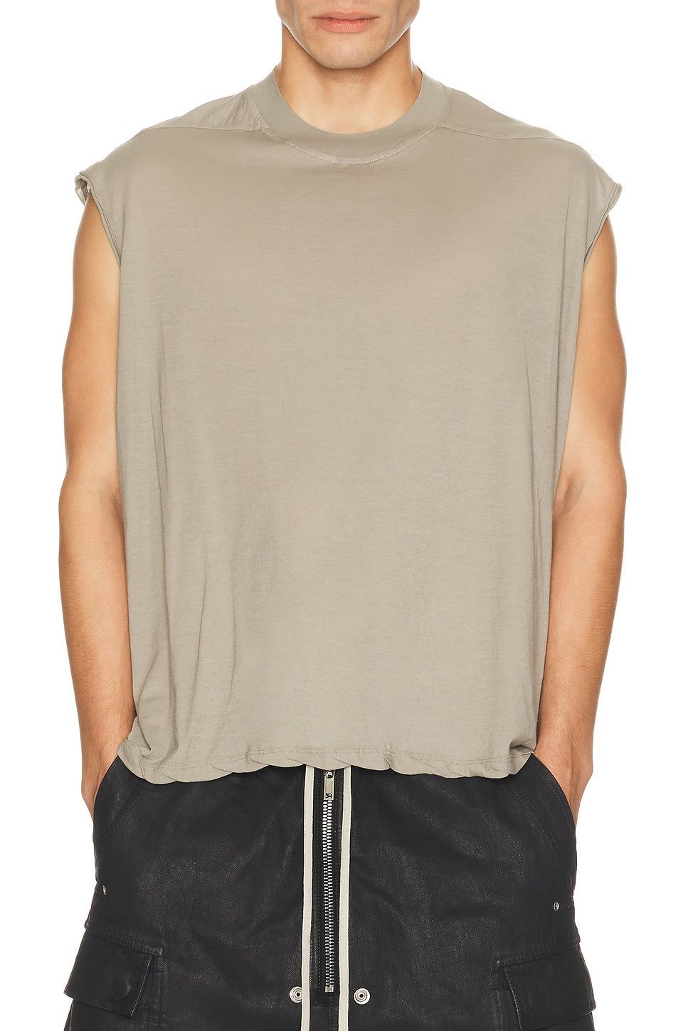 Cropped Tarp Tank