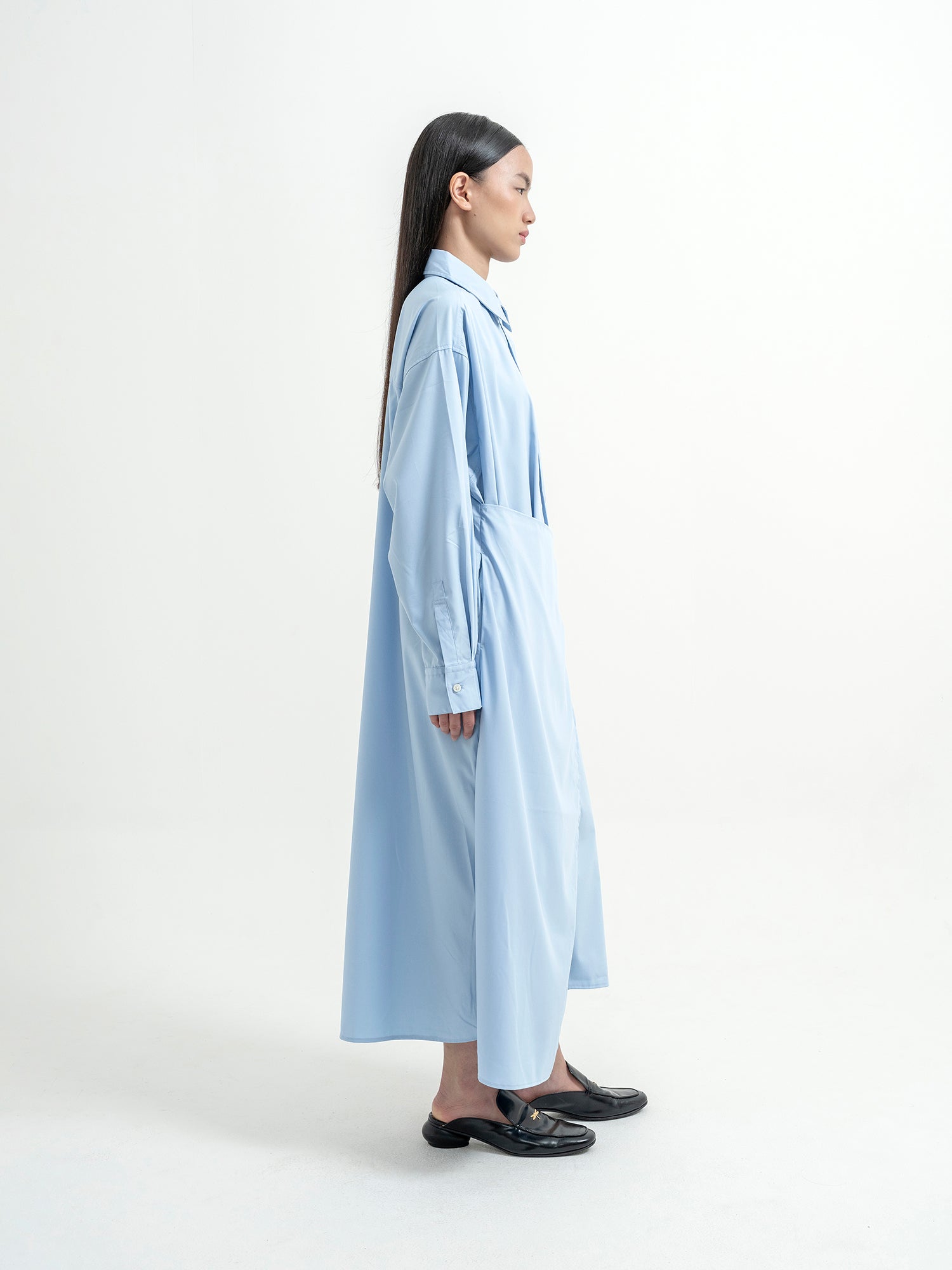 Nuo Apron Shirt Dress