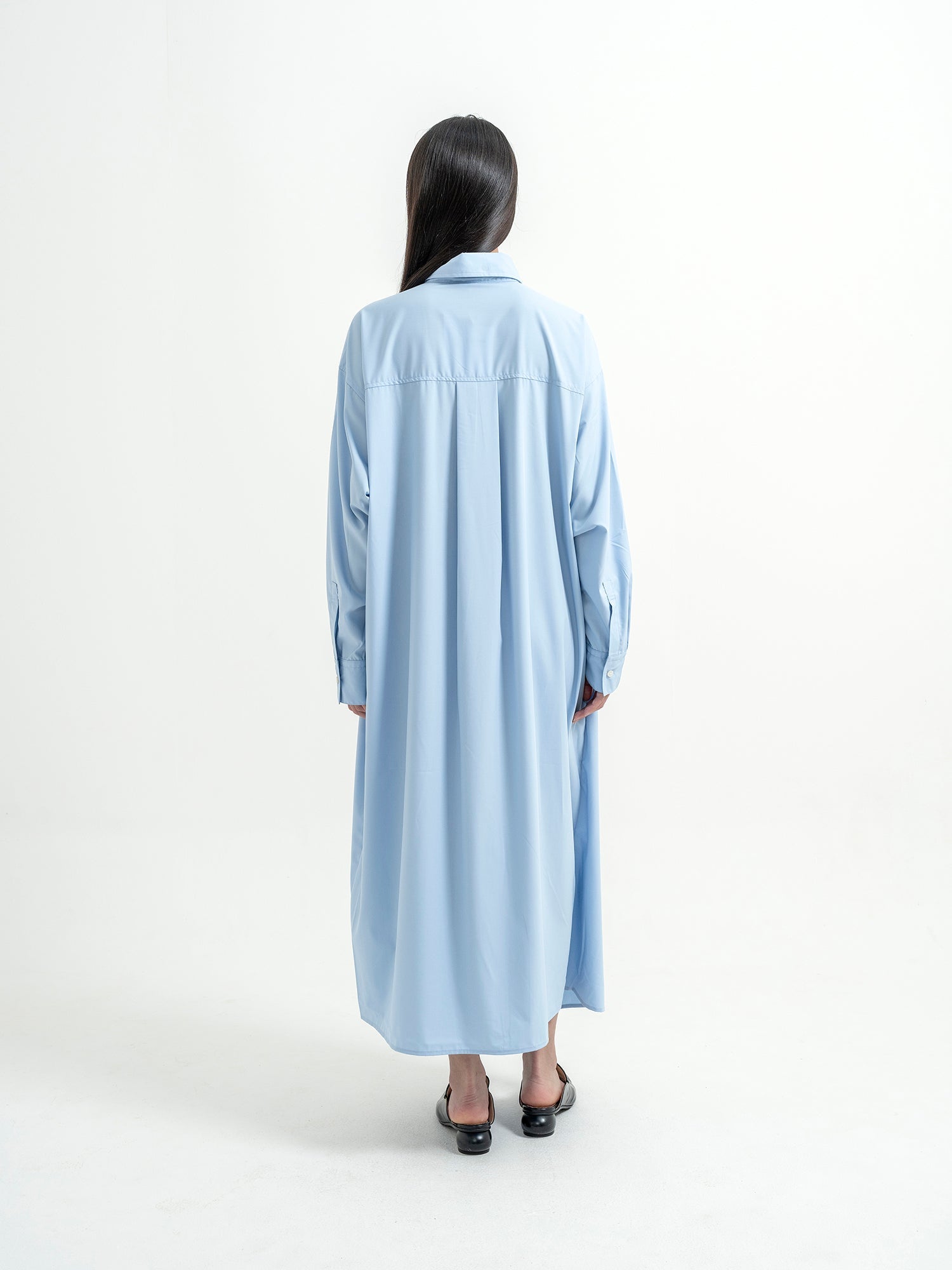 Nuo Apron Shirt Dress