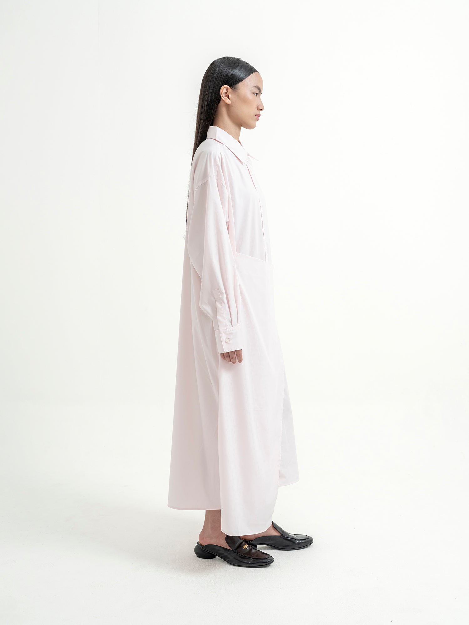 Nuo Apron Shirt Dress
