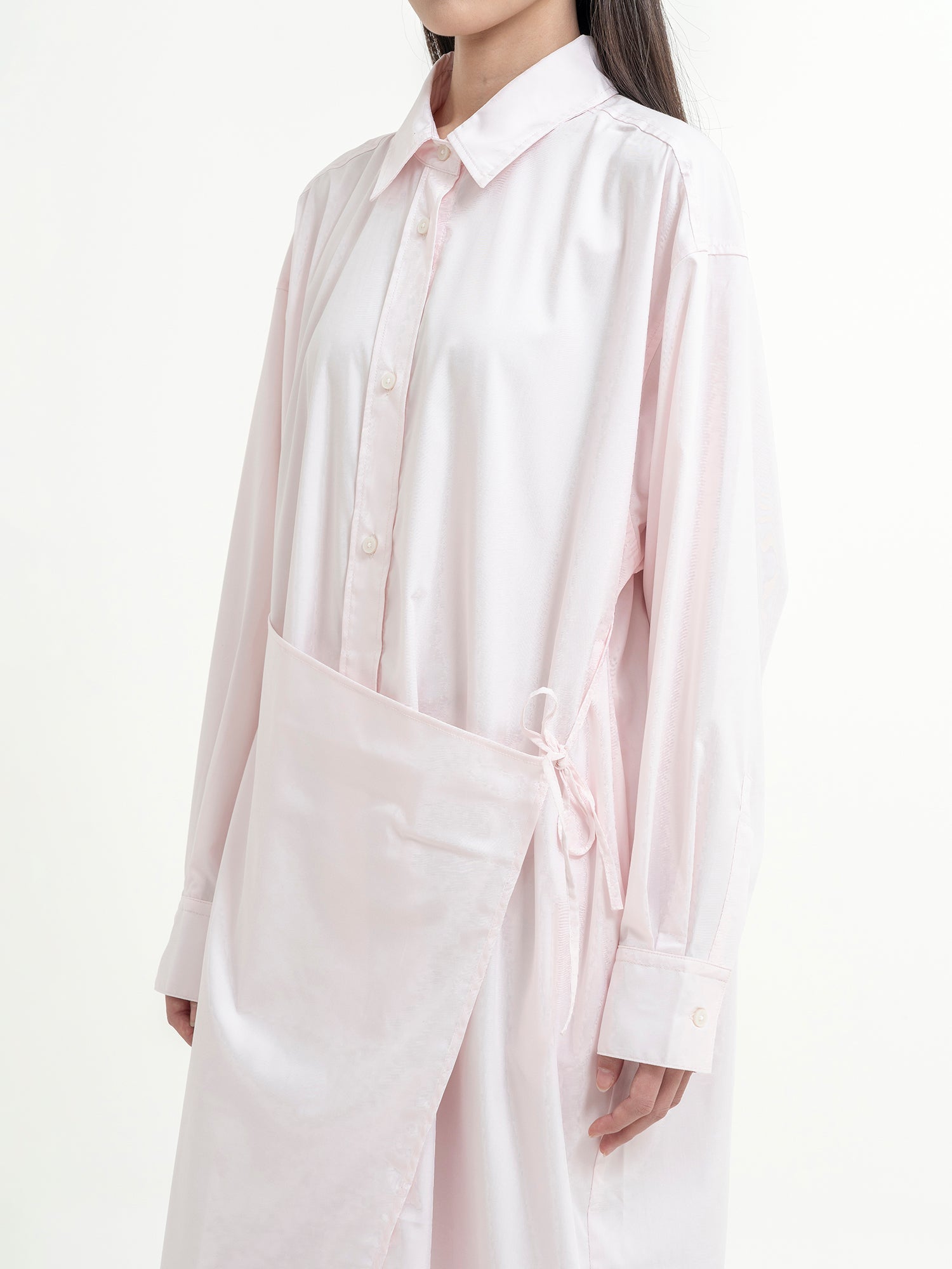 Nuo Apron Shirt Dress