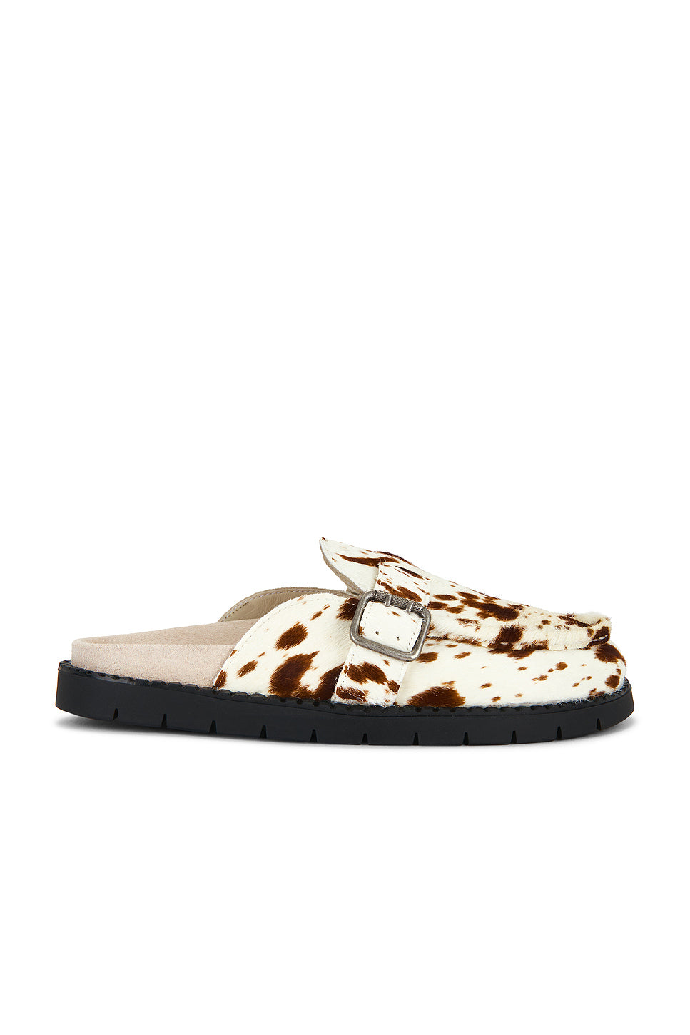 Winston Brown Cow Mule