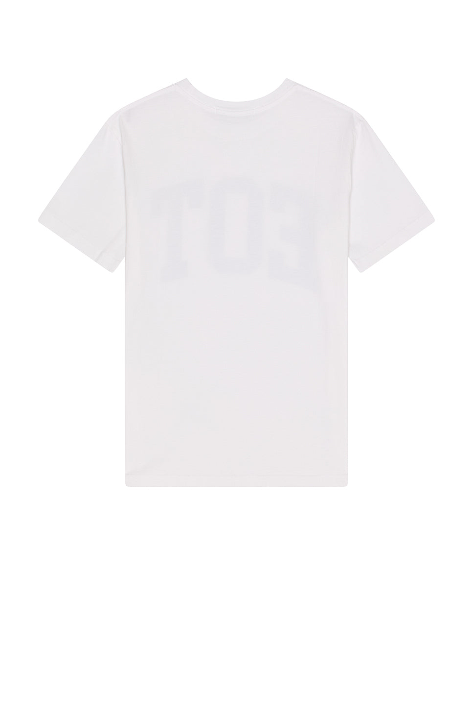 Garment Dyed Collegiate Logo Tee
