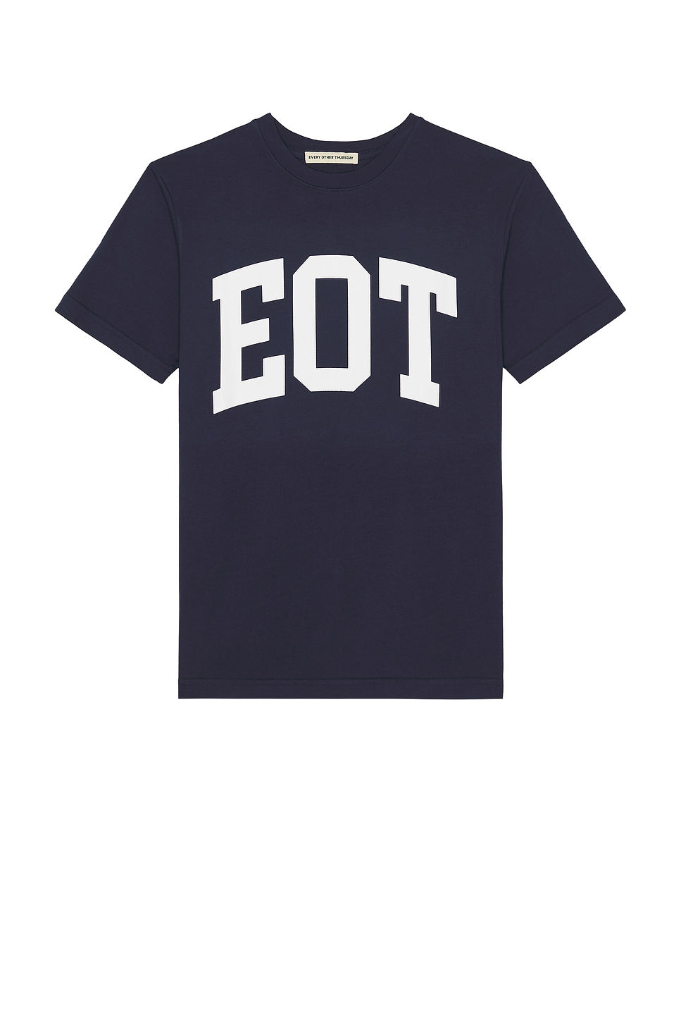 Garment Dyed Collegiate Logo Tee