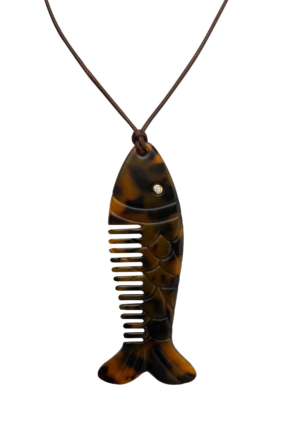 Trout Comb Necklace