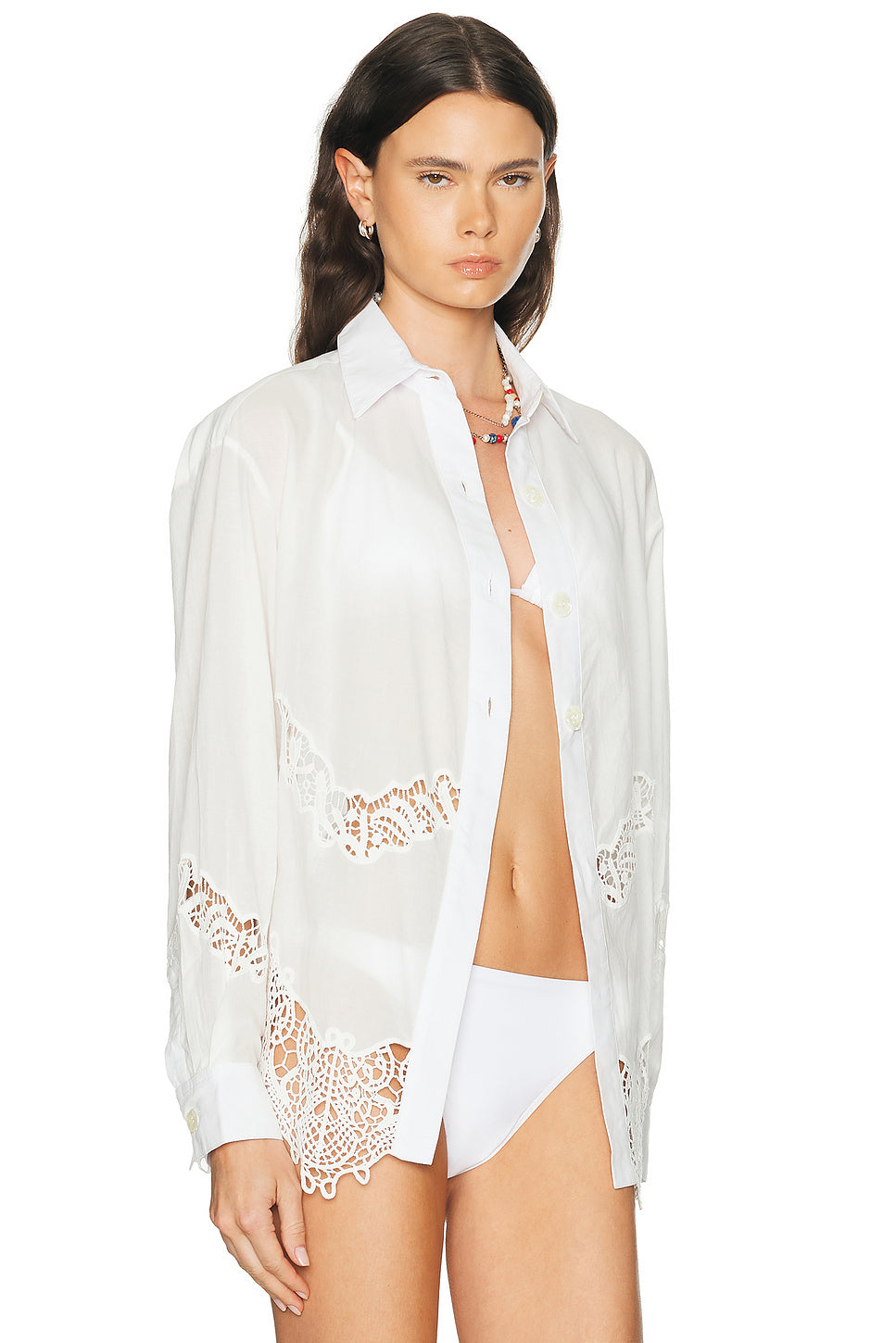 for FWRD Sumi Button Down Top