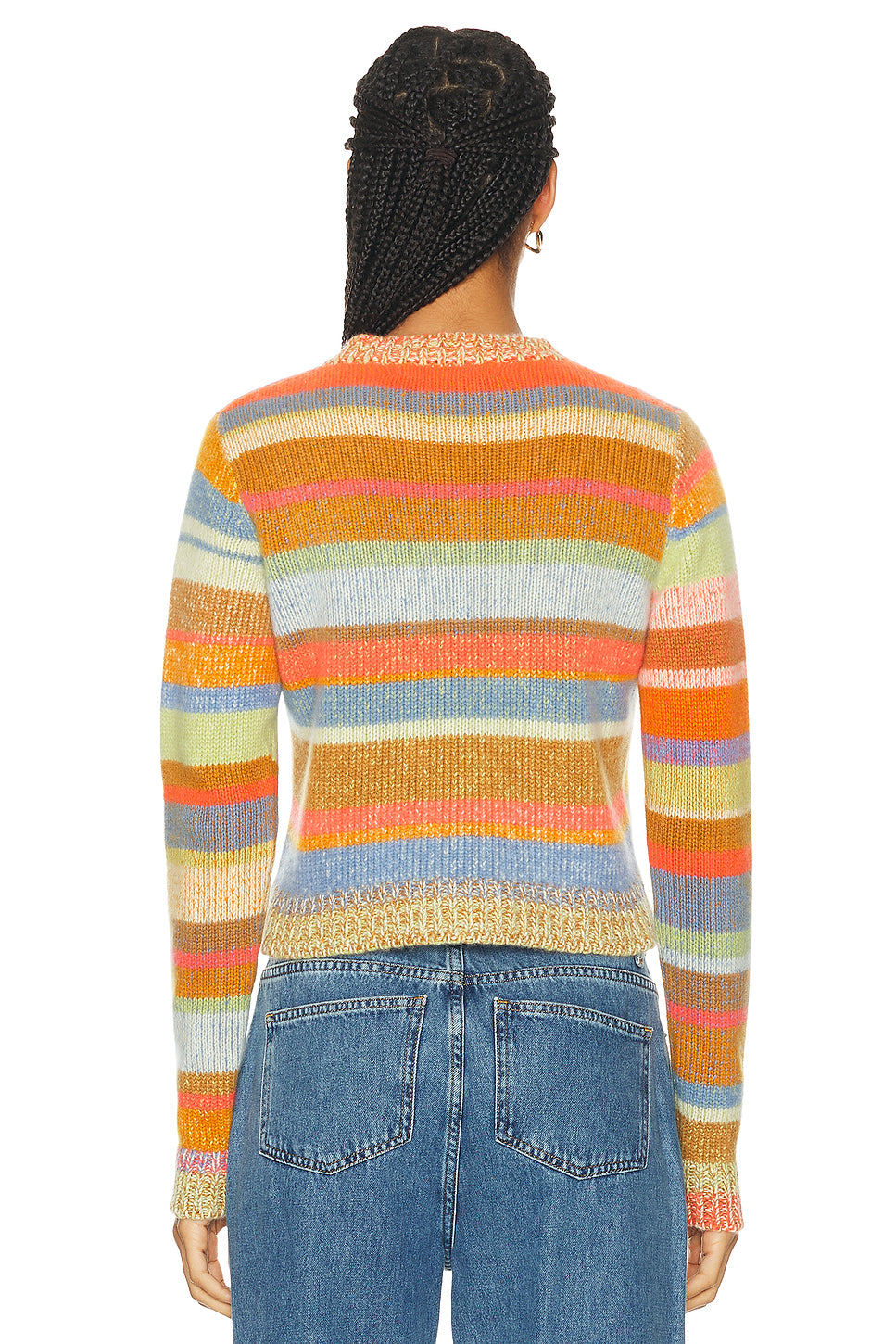 Stripe Super Soft Crew Sweater