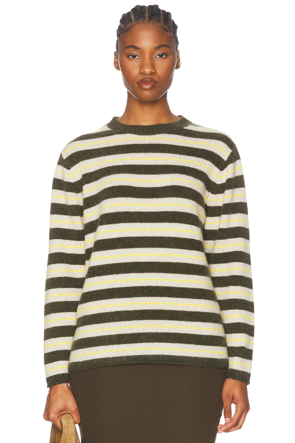 Sinful Stripe Crew Neck Sweater