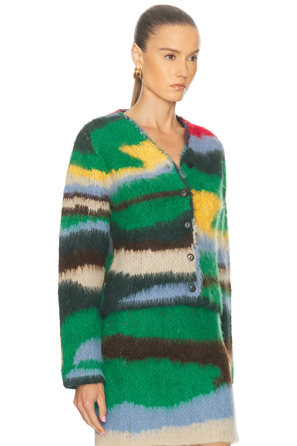 Topo Jacquard Cardigan