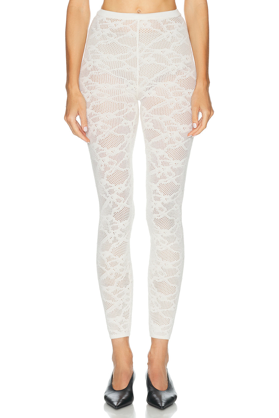 Wide Pointelle Legging