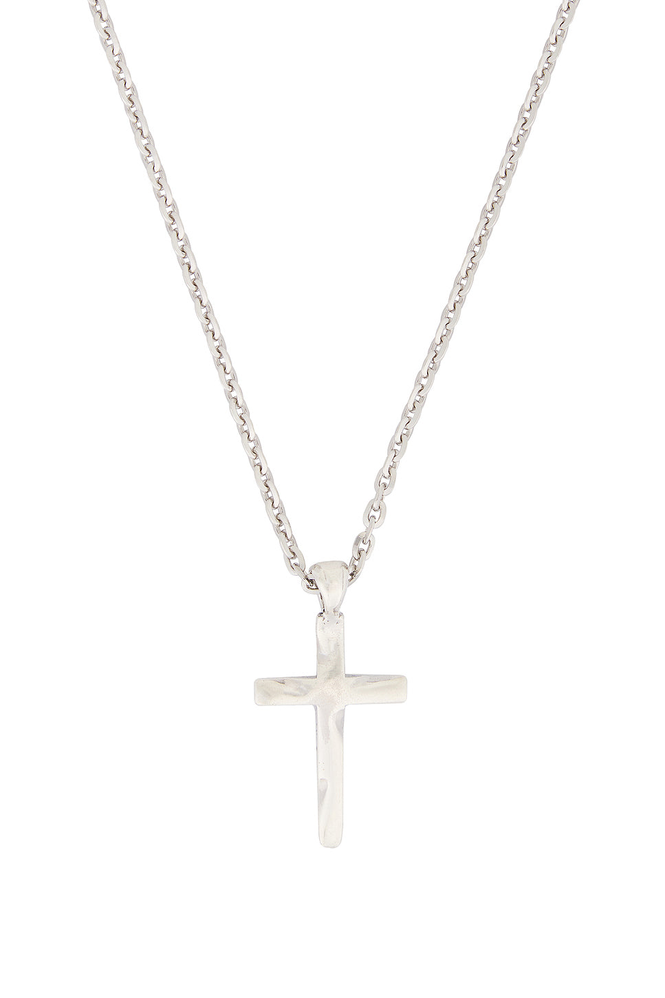 Polished Cross Necklace