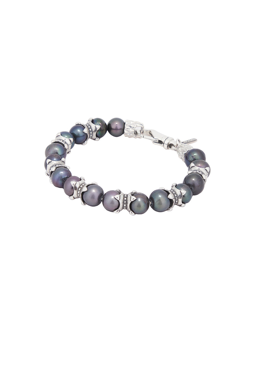 Black Pearl Bracelet With Claws