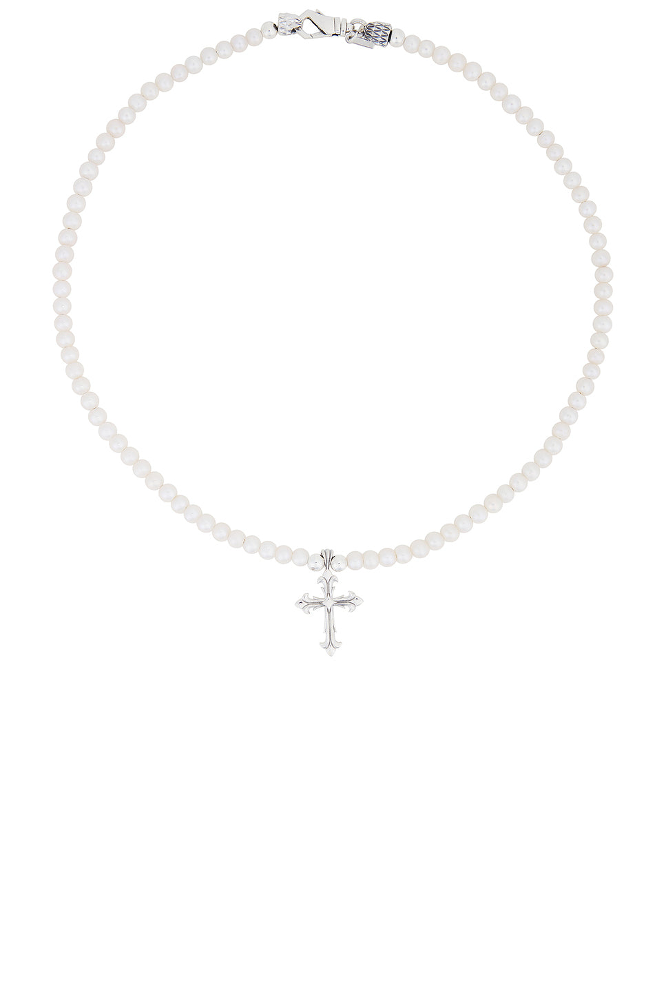 Pearl Necklace With Cross