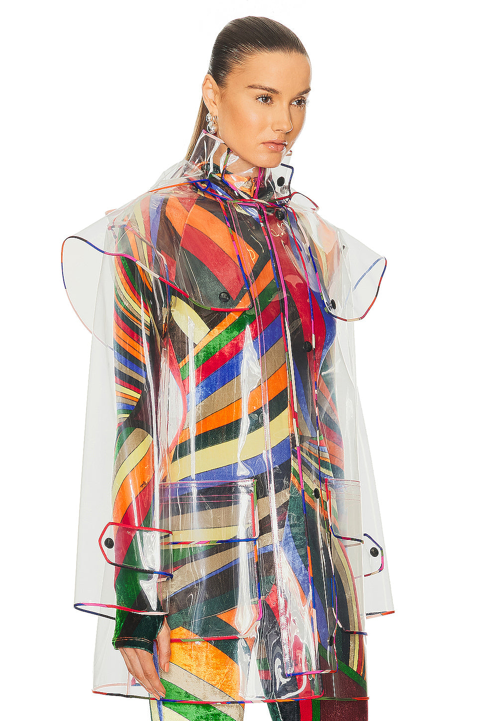 Transparent Polyurethane Raincoat