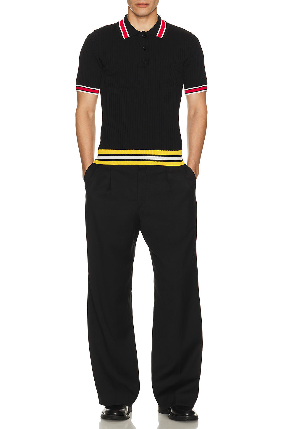 Ribbed Polo